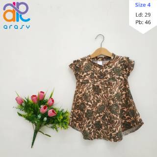  Bisa Pilih Motif BAJU  ATASAN ANAK  CEWEK Size 4 Usia 2 3  