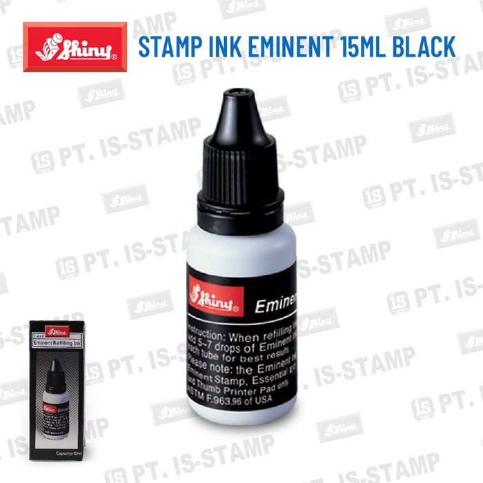 

Promo Shiny Stamp Ink Eminent 15ml BLACK E 161 9 Berkualitas