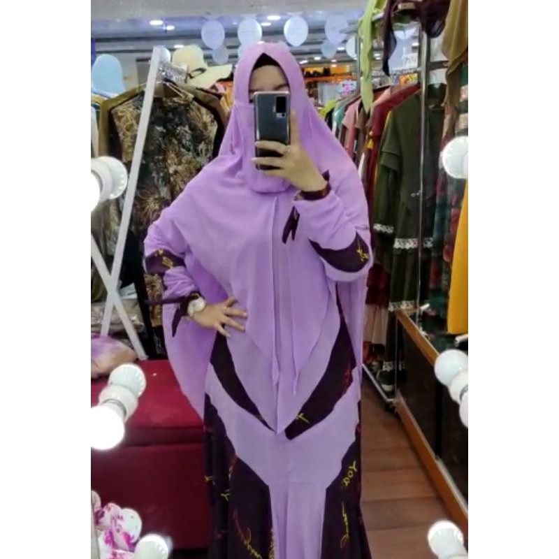 READY BUSANA/GAMIS DRESS AISUN SET By Yodizein Original