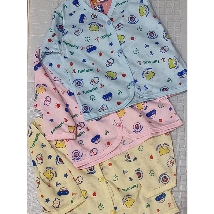 YUSA BAJU BAYI LENGAN PANJANG MOTIF NEWBORN