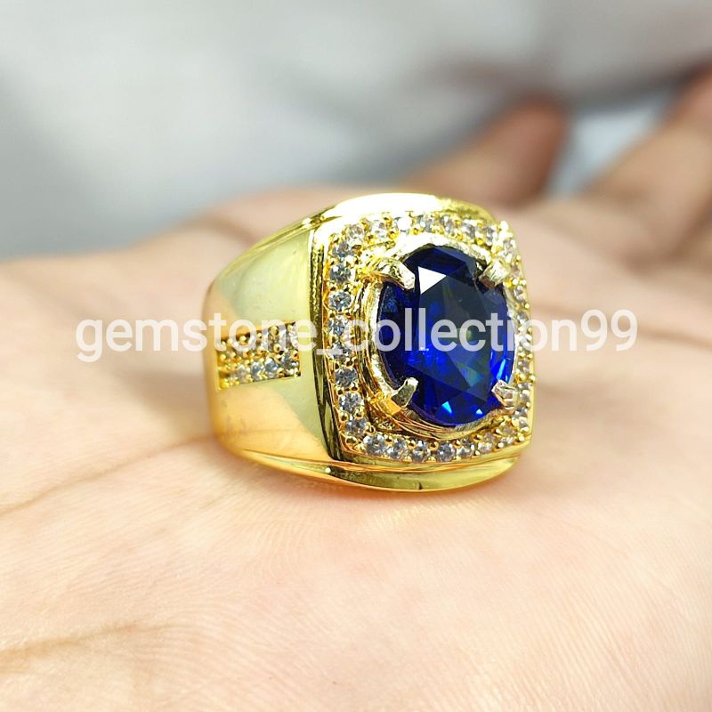 ASLI CHATAM BATU KING SAFIR SIAP PAKAI