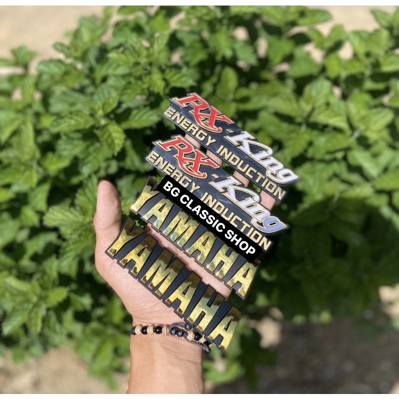 Emblem bok aki/tepong aki RX SPECIAL-emblem bok aki YAMAHA RX SPECIAL set kanan kiri