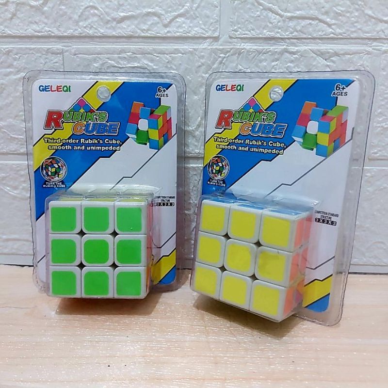 Mainan Rubik 3×3×3 Edukatif Rubic Cube Puzzle Edukasi Asah Otak Anak