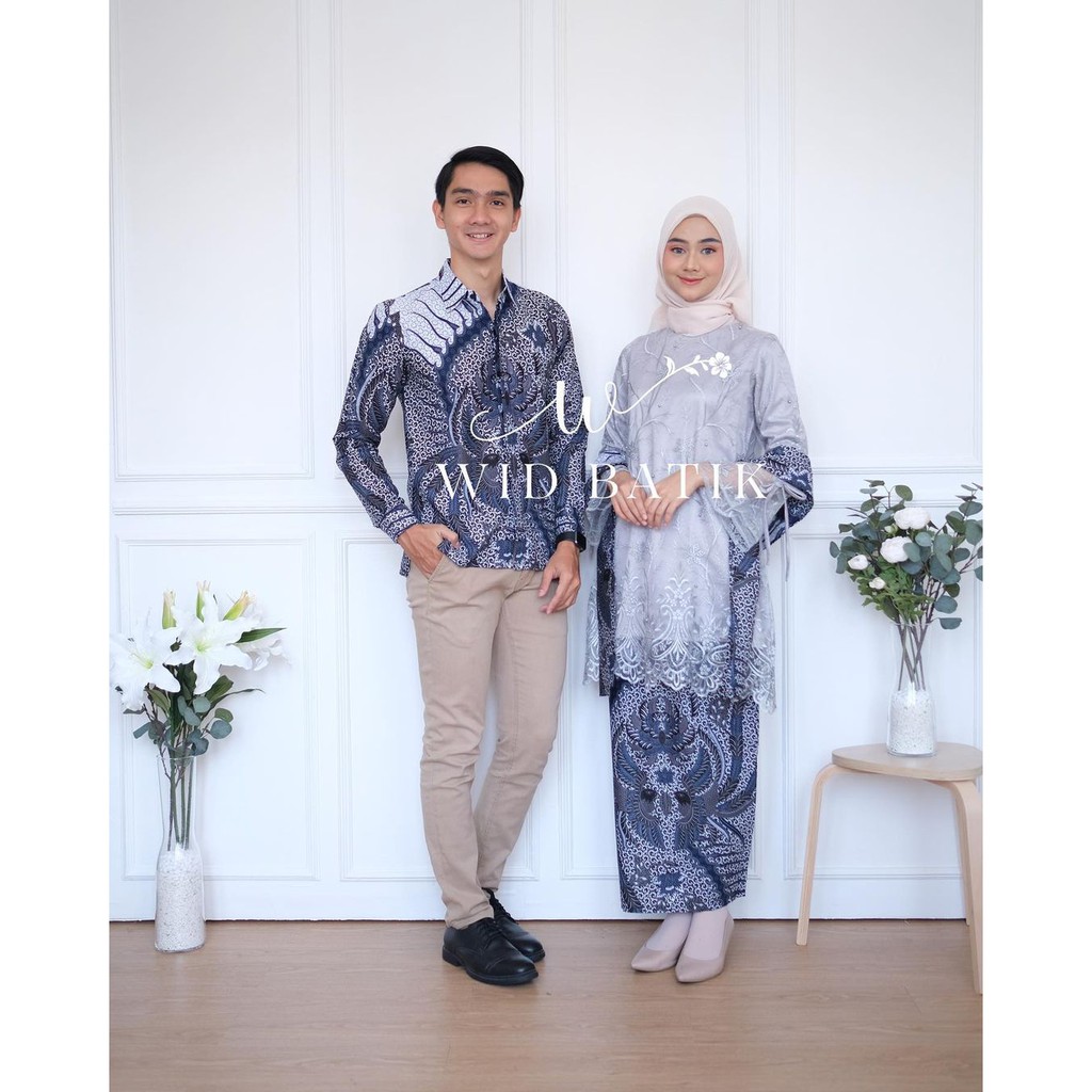 TERMURAH ADA JUMBO  Baju Kebaya Brokat Couple Brokat Sarimbit Batik Model Terbaru Kebaya Brokat Keba