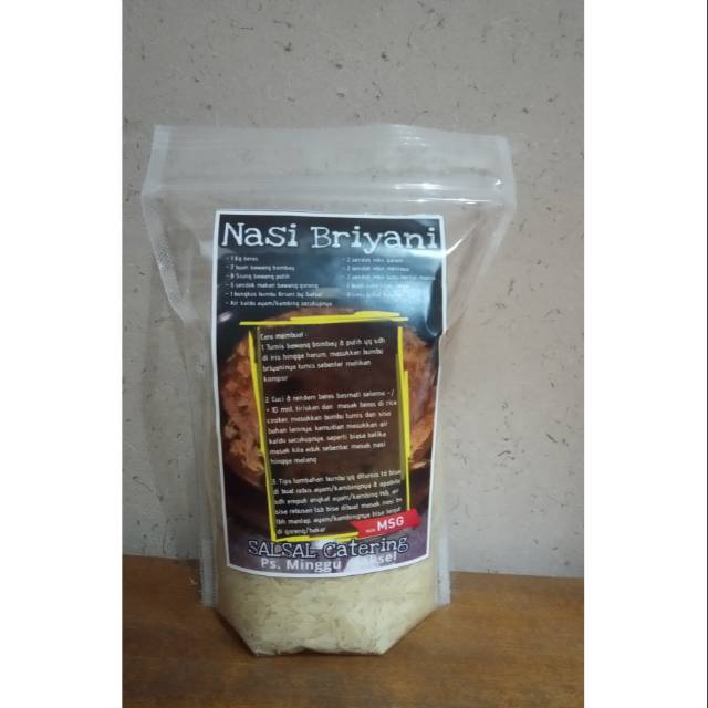 

Nasi Kebuli, Briyani, Mandi & Kabsah 500 gr/1/2 KG