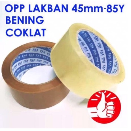

Lakban EKA TAPE Bening by Daimaru - 45 mm x 85 yard - Lakban Bening