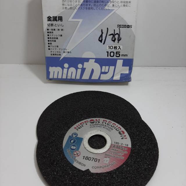 Nippon resibon cutting wheel 4"