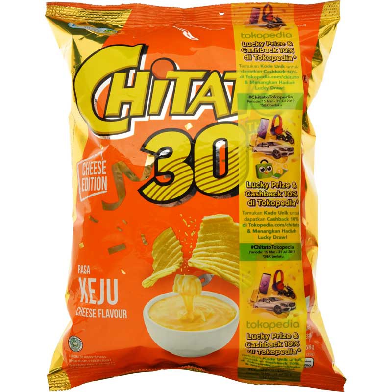 

[HeMart] CHITATO Keju Supreme 68g / Snack