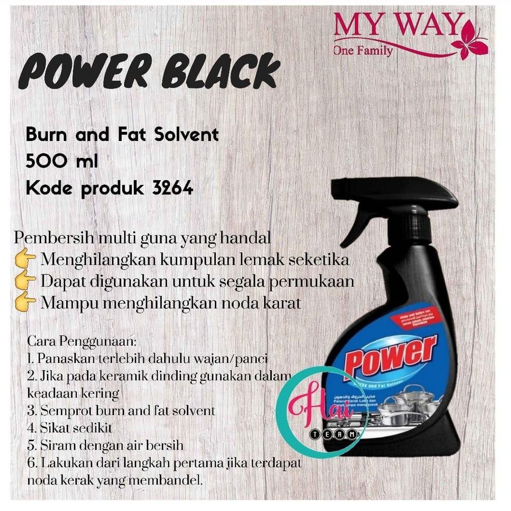 Power Hitam/power degreaser/power black my way