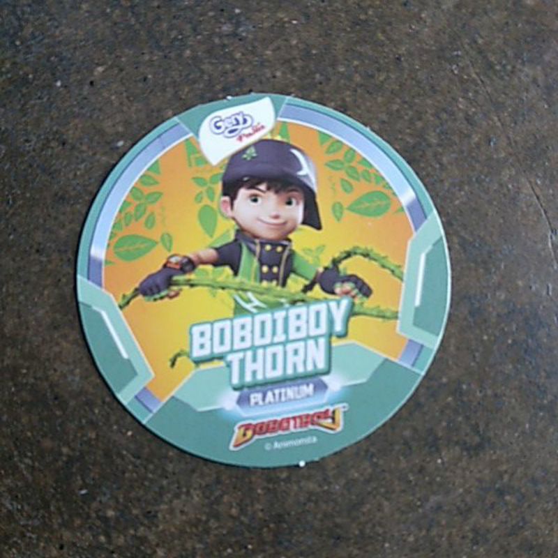 Kartu Medalion Gery Pasta Boboiboy Part 1