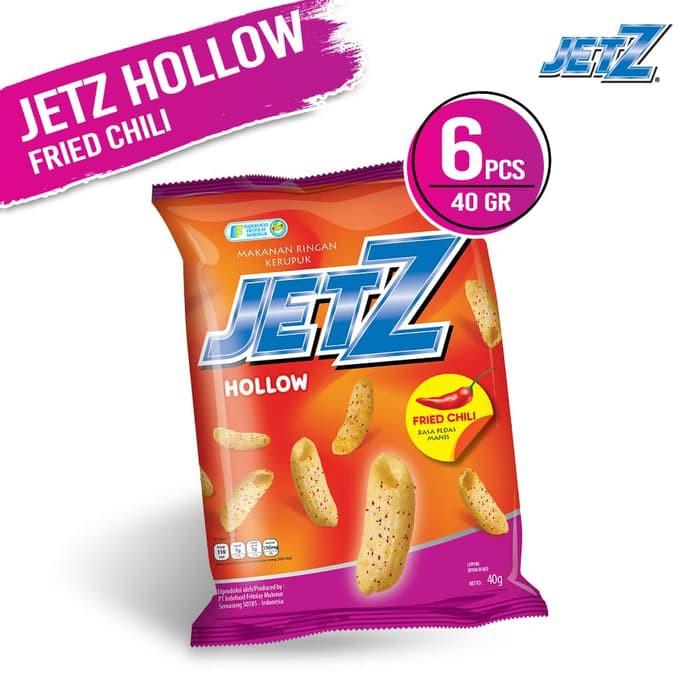 

JetZ Hollow Fried Chili 40 Gr - 6 Pcs