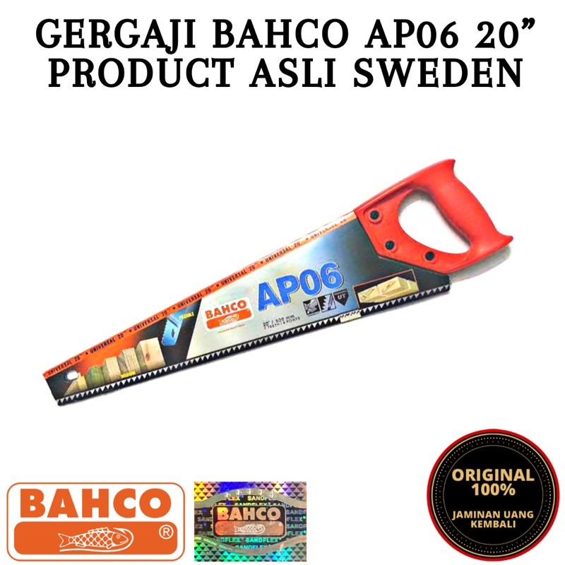 TERMURAH!!! GERGAJI KAYU BAHCO X97 19Inch &amp; AP06 20Inch / KIKIR BAHCO 4 Inch ASLI ORIGINAL BAHCO 100%