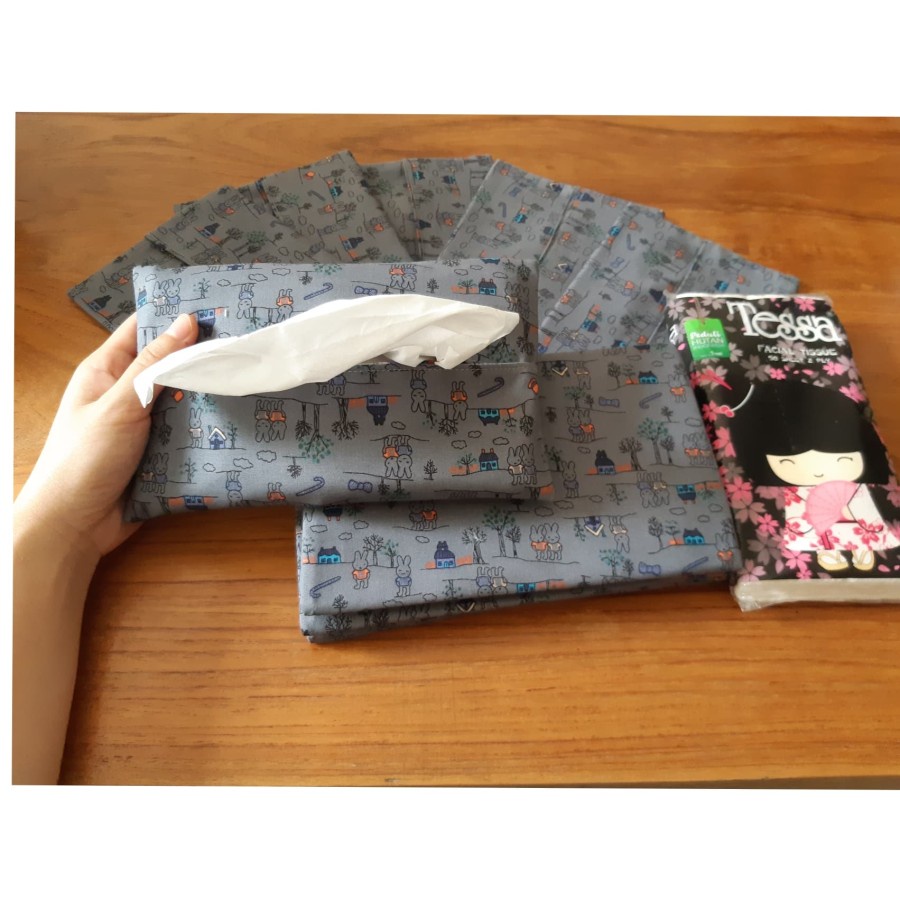 Tempat tisu tissue kain_souvenir tempat tissue tisu kain