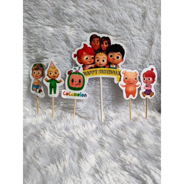 Topper Cake Coco Melon