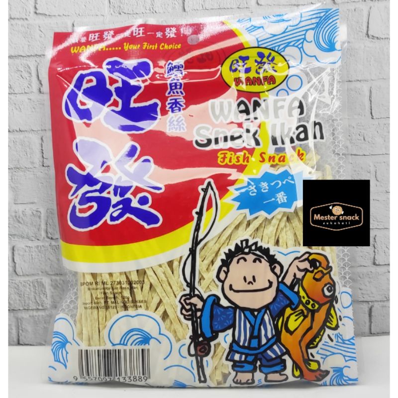 

Wanfa Dried Fish Snack / Snek Ikan 120 gram HALAL (PRODUCT OF MALAYSIA)