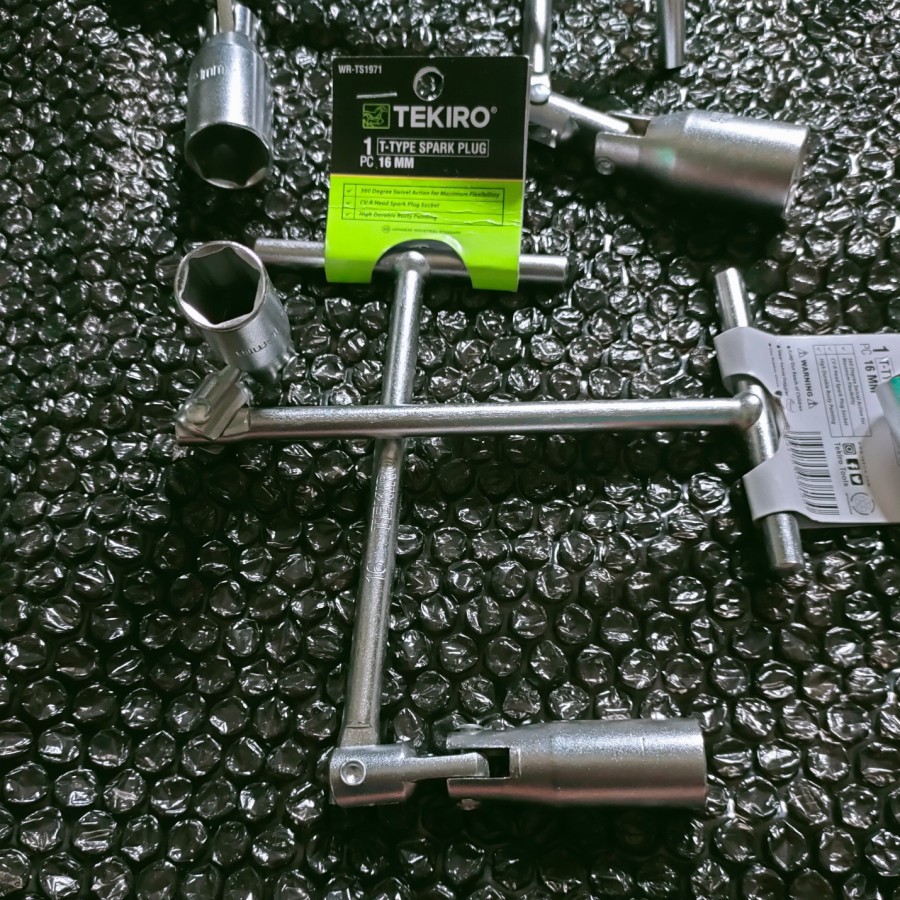 Kunci Busi Mobil Motor 16Mm Flexible - Kunci Busi Flexible Tekiro - Kunci Busi Tekiro