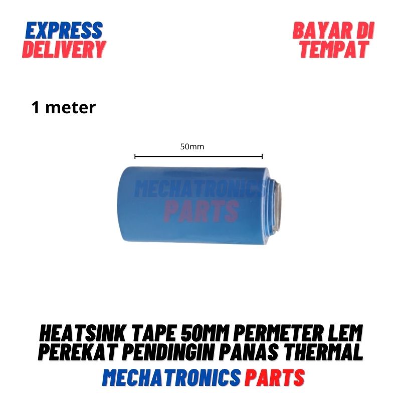 Heatsink Tape 50mm Permeter Lem Perekat Pendingin Panas Thermal Conductive