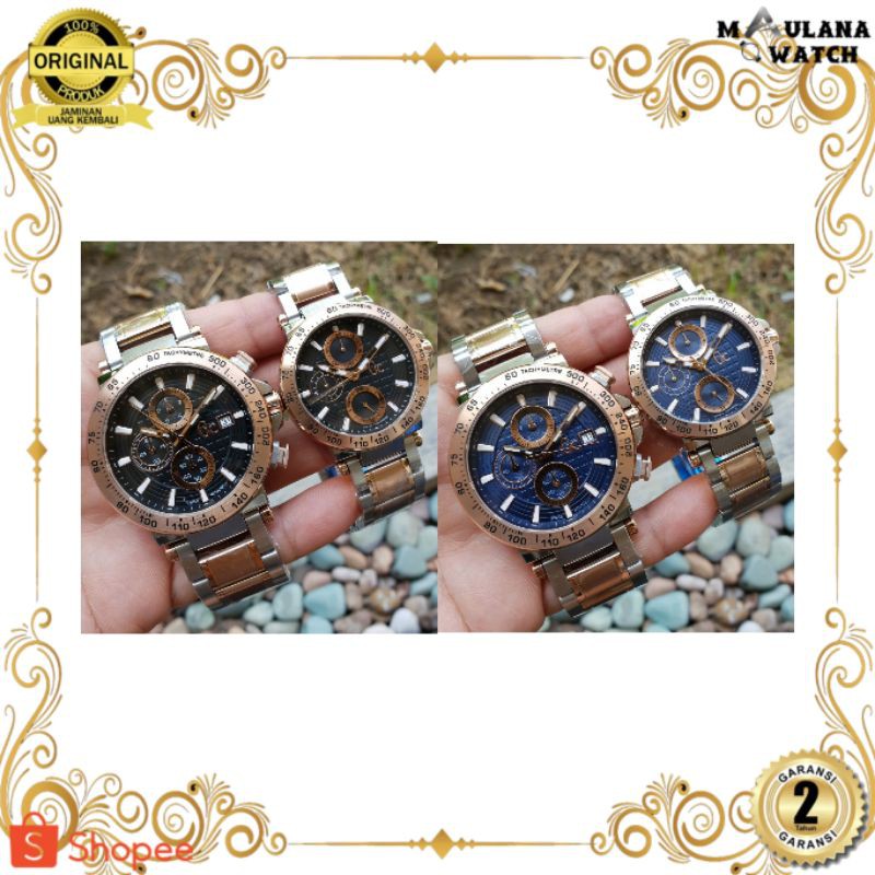 JAM TANGAN PRIA WANITA | RANTAI | KULIT | KARET | MURAH | COUPLE GUESS COLLECTION Y37003G7/Y36002G6 