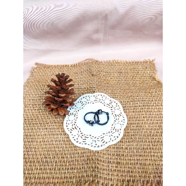 CINCIN INISIAL KOTAK/CINCIN INISIAL HURUF/CINCIN INISIAL MURAH BWS