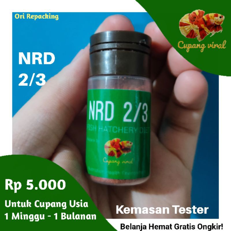 Pelet NRD 2/3 - Kemasan Tester