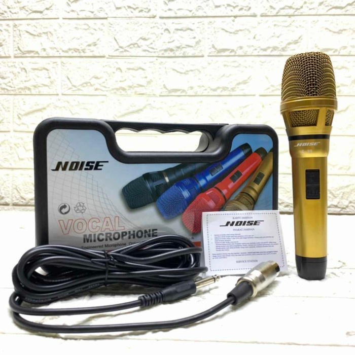 COD Microphone NOISE S-90 Mic Kabel Mikrofon Suara vocal empuk//MIC KABEL//MIC KARAOKE NOISE S-90