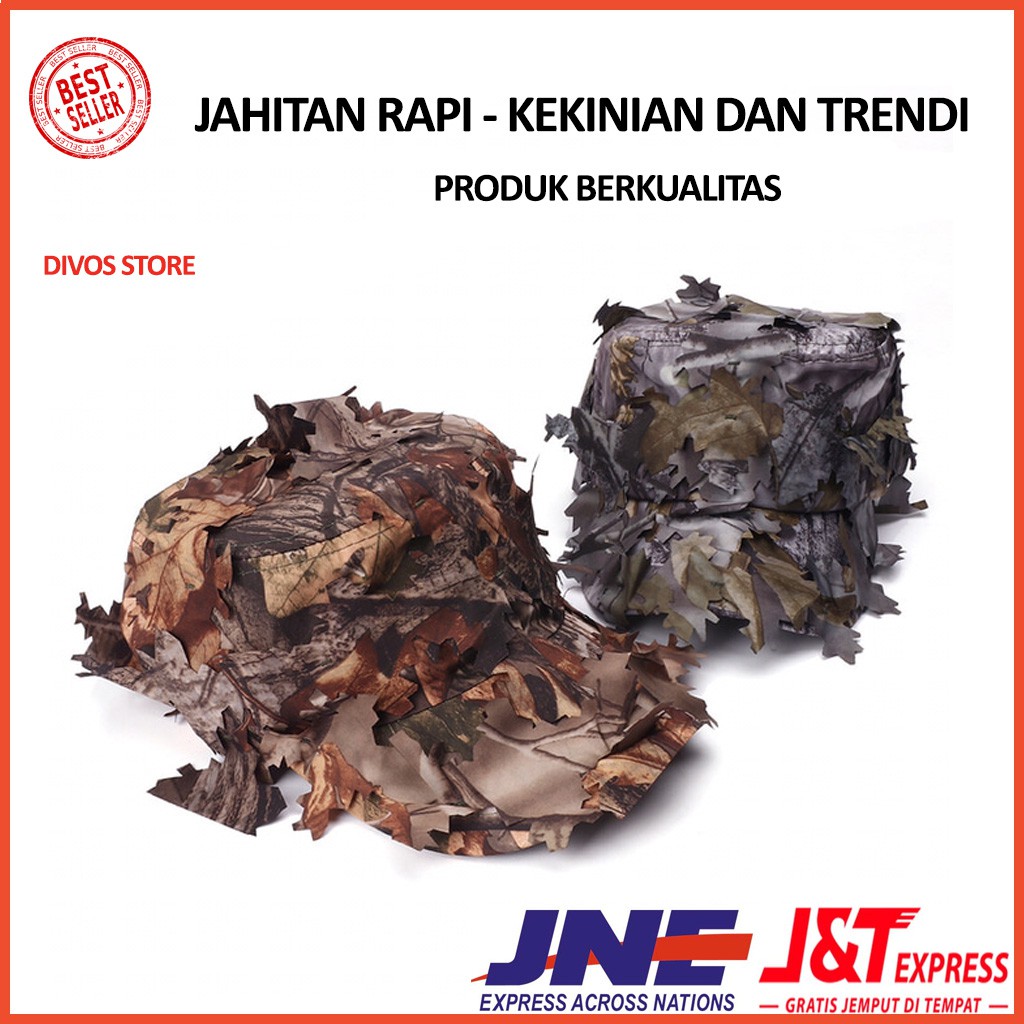 Topi Pria Distro Original Topi Komando import Camouflage Flat Top H6I9