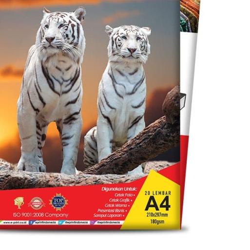 

Kertas Foto e-Print Glossy Paper Alumunium Pack 180gsm