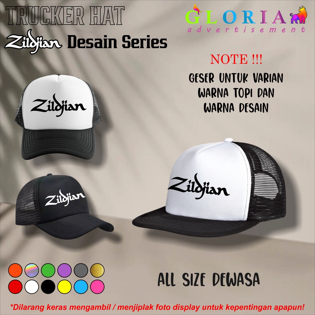 TOPI TRUCKER ZILDJIAN / TOPI TRUCKER PREMIUM DISTRO