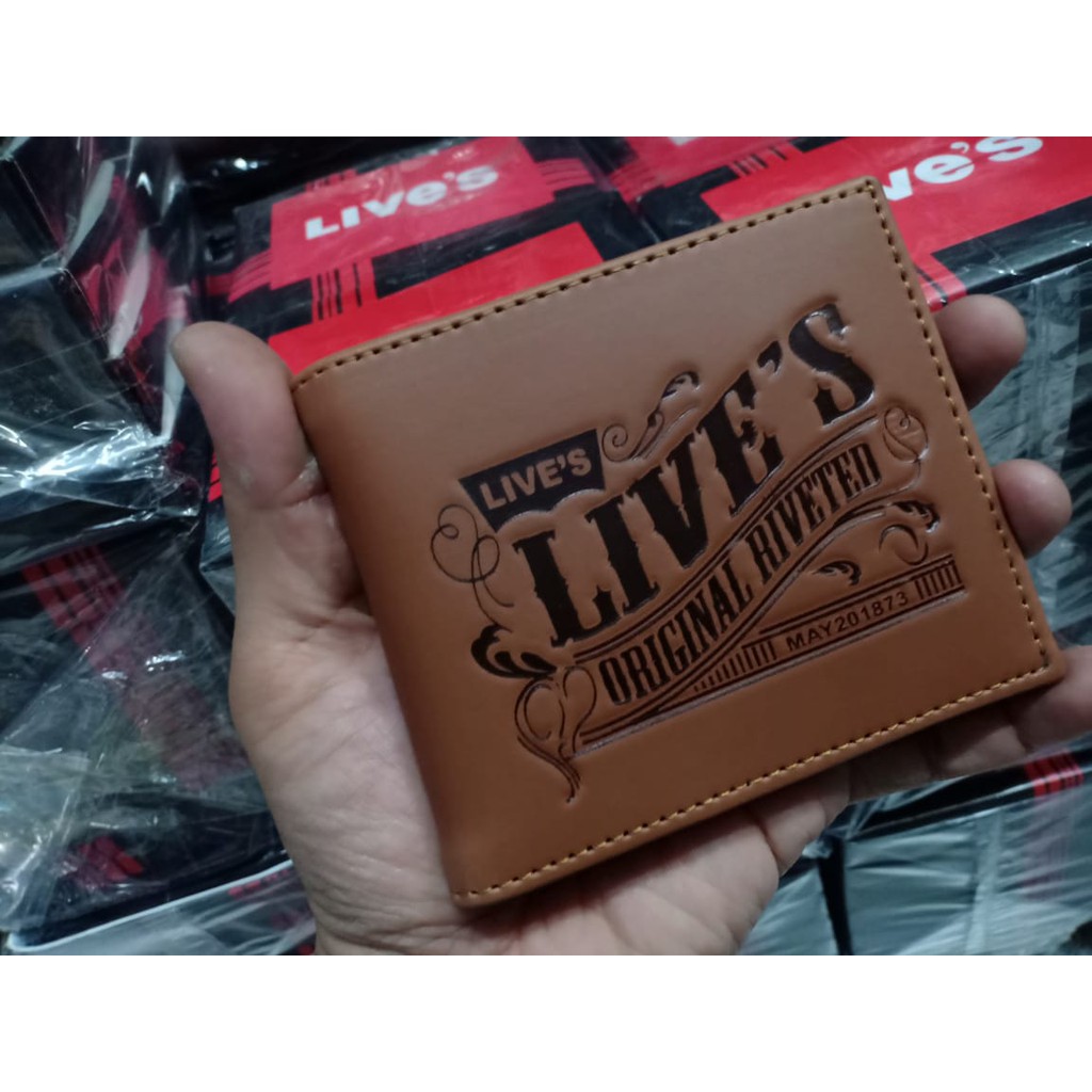Spesial Dompet Pria Import Alive Paris Korps W1426N1 Biru Navy Dongker Pendek Mu COWO Murmer U8Z5-4