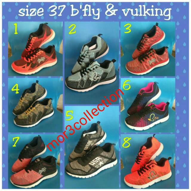 Sepatu Running BFly/ Vulking Original