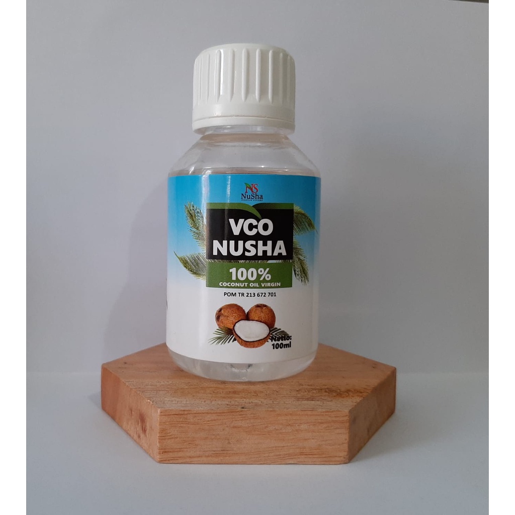 

Minyak Kelapa VCO NUSHA (1 botol isi 100 ml) BPOM Virgin Coconut Oil ORIGINAL 100% kelapa ASLI Murni Tanpa Campuran Dan Bahan Pengawet