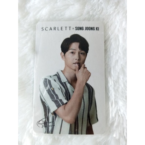 Song Joong Ki Photocard Official Scarlett