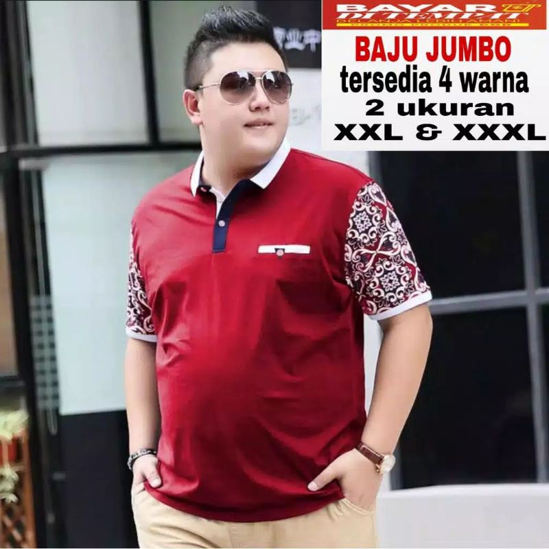 KAOS JUMBO PRIA DISTRO/KAOS XXL-XXXL PRIA