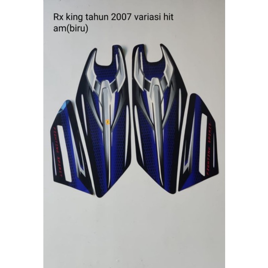 STRIPING RX KING 2007 BIRU VARIASI