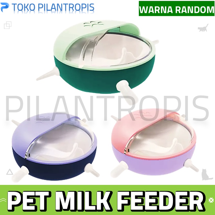 MANGKOK 4 DOT SUSU ANAK KUCING KITTEN ANJING PUPPY BAHAN SILICON TEMPAT MAKAN MINUM SUSU KUCING ANJING CAT DOG PET BOWL FEEDER