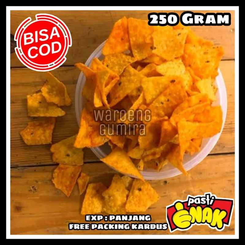 

Keripik Jagung Keripik Tortila BBQ Snack Kiloan Makanan Ringan Cemilan Jadul Gurih Asin 250 Gram