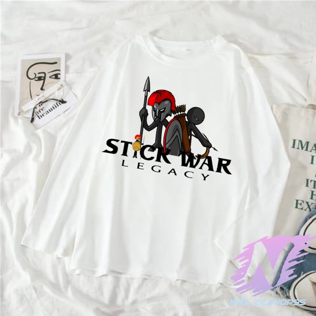 kaos stikman lengan panjang kaos anak stickman legacy