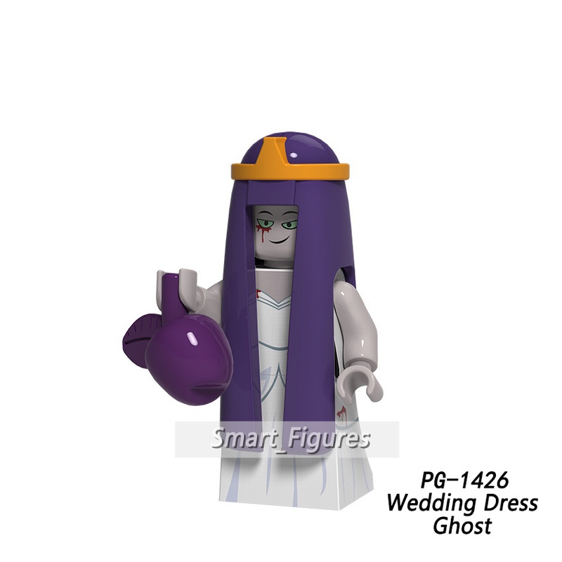 Pg8171 Mainan Action Figure Minifigures Seri Halloween Bentuk Labu / Orang-Orangan Sawah / Penyihir / Vampire / Joker