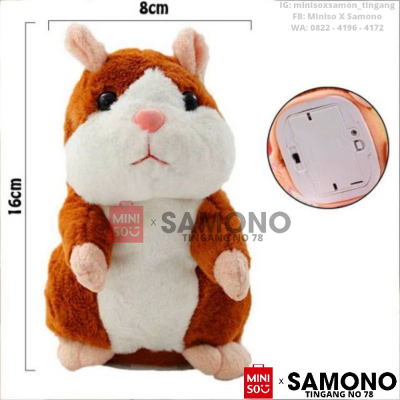 Boneka Talking Hamster Boneka Mainan Bisa Bicara Dan Bergerak