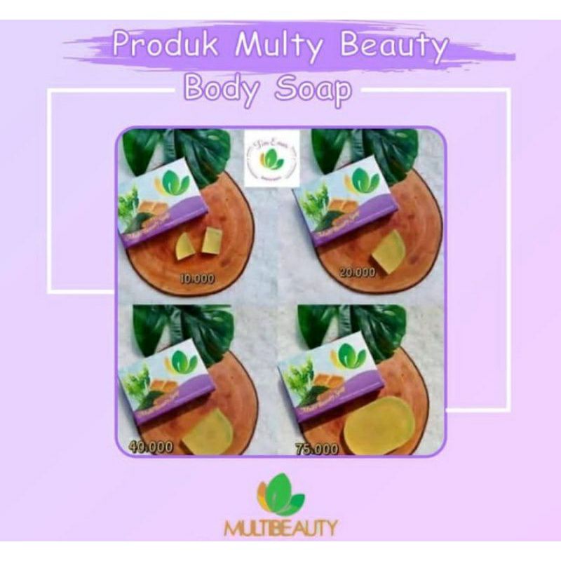 multi beauty soap/sabun multi fungsi (ECER) BPOM ORIGINAL