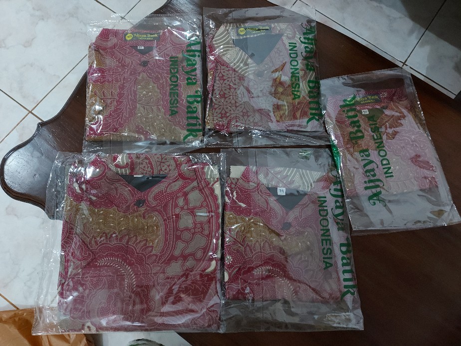 Batik Pria Opo Pink Full Furing Katun Halus Sragenan Size M-xxl Asli Solo
