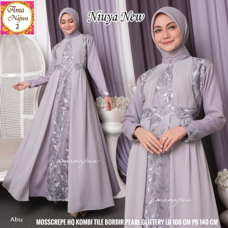 GAMIS BRUKAT GHAYA & NIUYA BY AMA NAJWA 2
