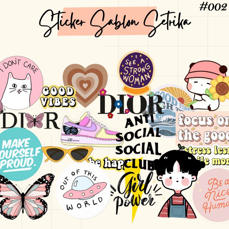 Sablon Setrika / Sticker Sablon Setrika Kaos Press Gambar Sablon DTF 002