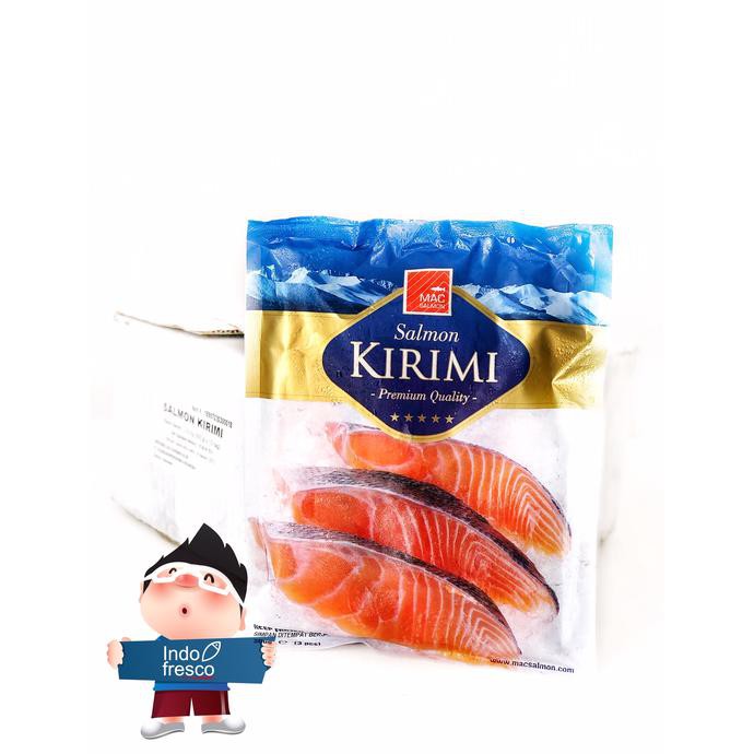 

BEST SELLER Salmon Kirimi Portion 300g- Daging Ikan Salmon- Frozenfood