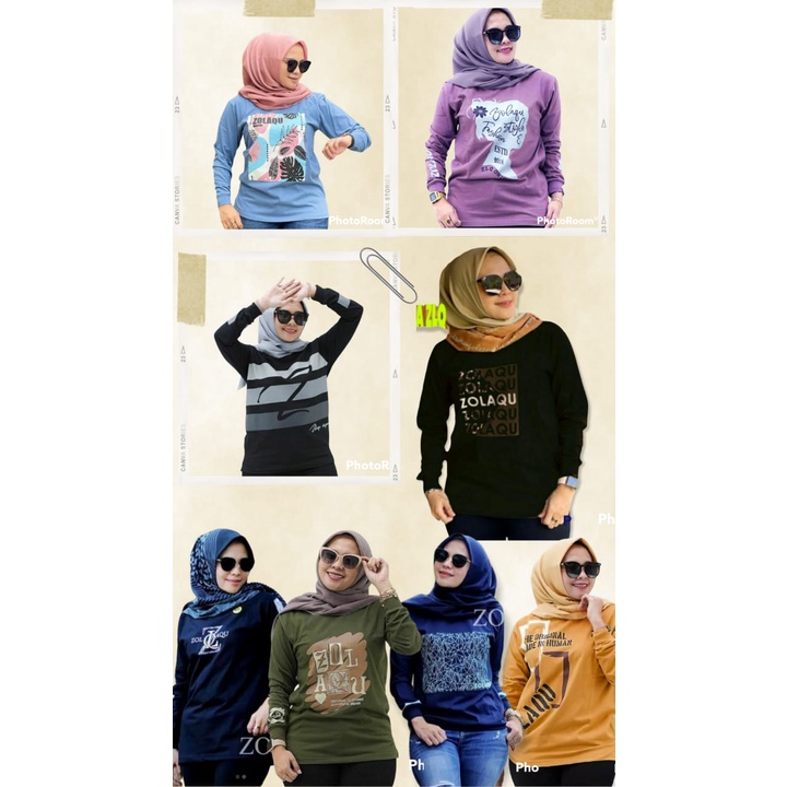ZOLAQU COMBET WANITA PREMIUM kaos zolaqu wanita BUKAN original terbaru 2022 //baju atasan wanita//se