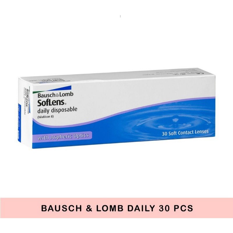 Softlens Bening Bausch &amp; Lomb harian 30pcs / soflens bausch lomb 59 daily / bausch+lomb harian 1DAY