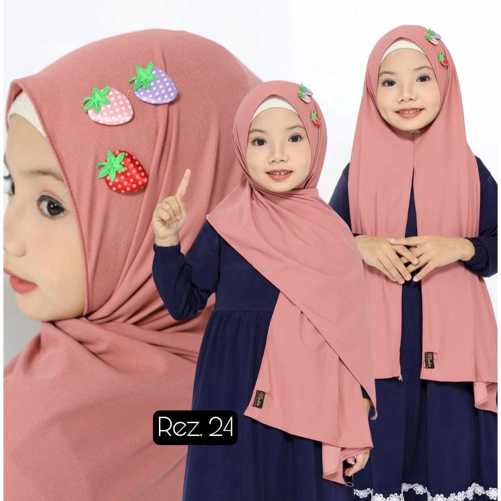 Pashmina Berry Kids Usia 3-9 Tahun