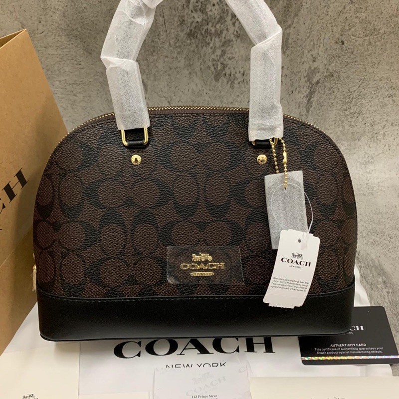 Tas Wanita Coach signature sierra Mahogany Original