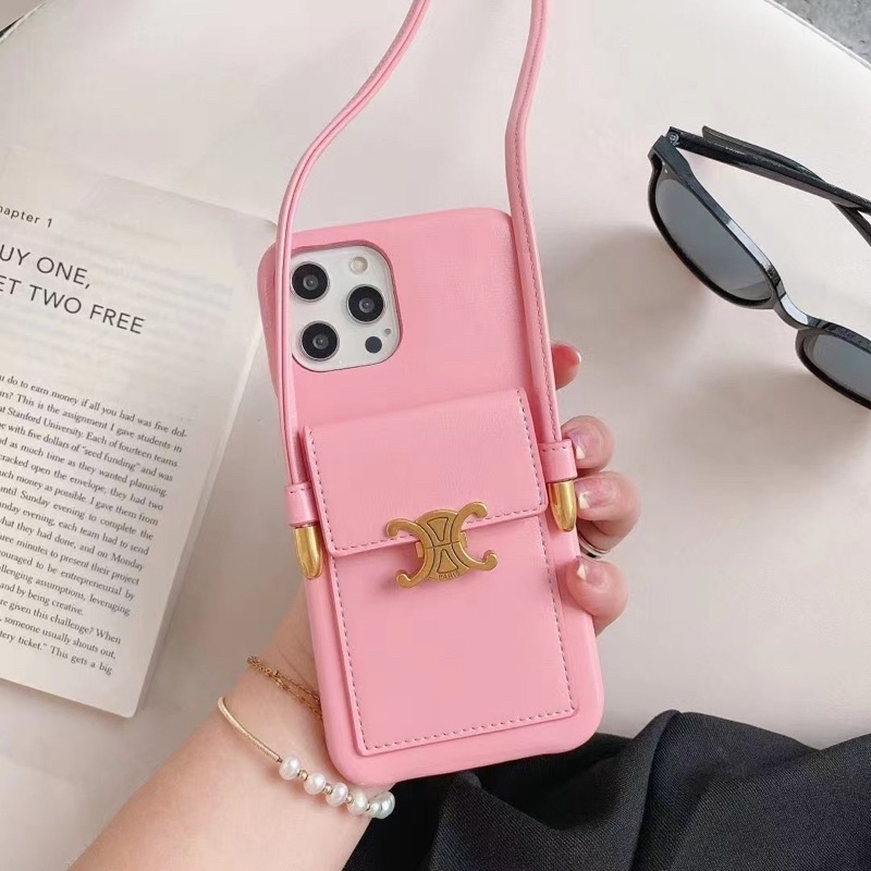 Burberrry case Lanyard Sling Case Pastel Iphone 14 Pro Max 14 Plus 13 Pro Max X Xs Xr XsMAX 11 11Pro 11ProMax 12 12Pro 12ProMax 13pro 13promax 14 14pro 14ProMax