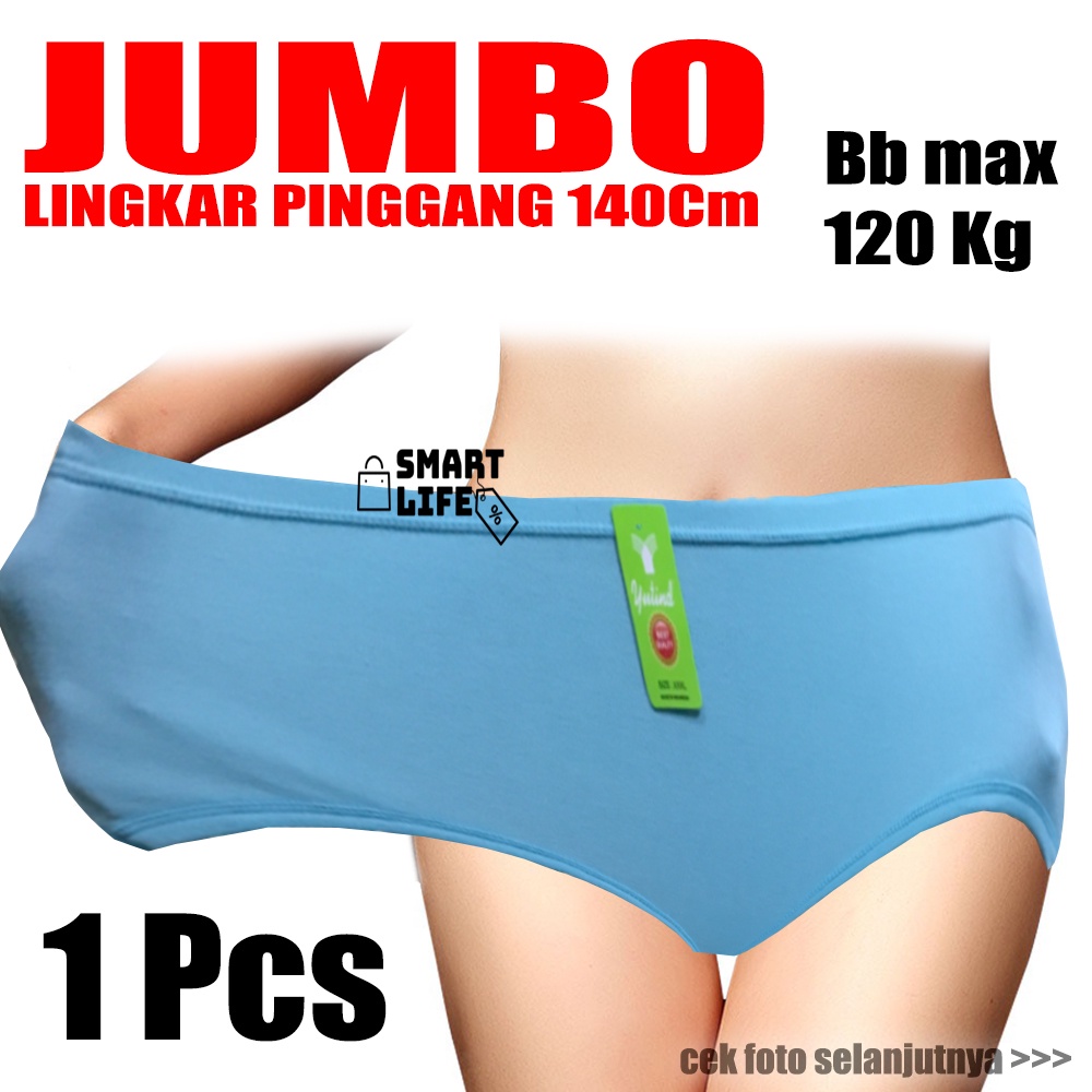 Celana dalam wanita super jumbo merk yutind / BB 120 Kg /cd wanita hamil / cangcut super besar / big